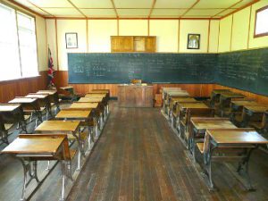 old school desks