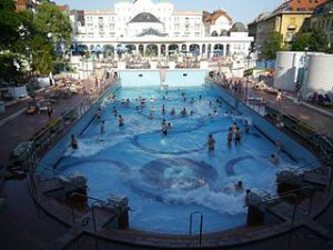 historical surf wave pool Budapest