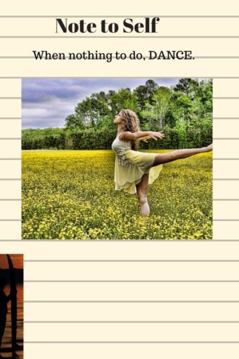 ballet dancer in mustard field